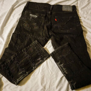 33x32 1/1 Spray Painted Hand Cut/Distressed