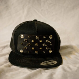 1/1 Gothic Snapback Spiked Leather Patch