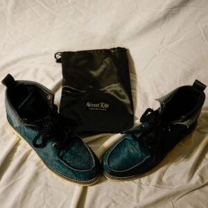 1/1 Size 10 Deconstructed Leather High-tops