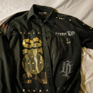 1/1 Dress Shirt Distressed Embroidered